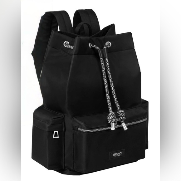 Versace Handbags - VERSACE FRAGRANCE NYLON BACKPACK